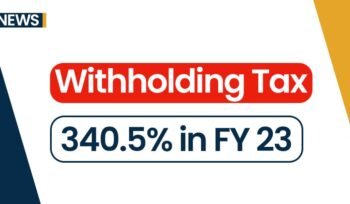WHT Collection Recorded at 340.5% in FY 23