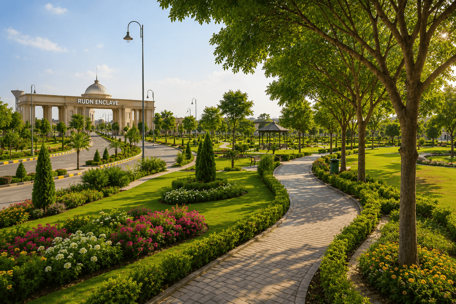 RUDN Enclave Parks, Horticulture, and Green Cover