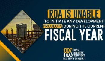 RDA is unable to initiate any development projects during the current fiscal year