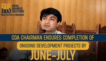 CDA Chairman ensures completion of ongoing development projects by June-July