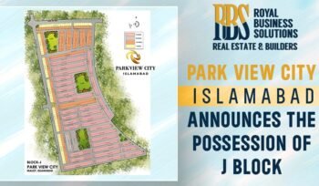 Park View City Islamabad announces the possession of J Block