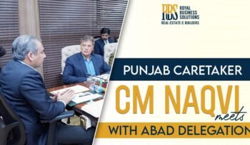 Punjab Caretaker CM Naqvi meets with ABAD delegation