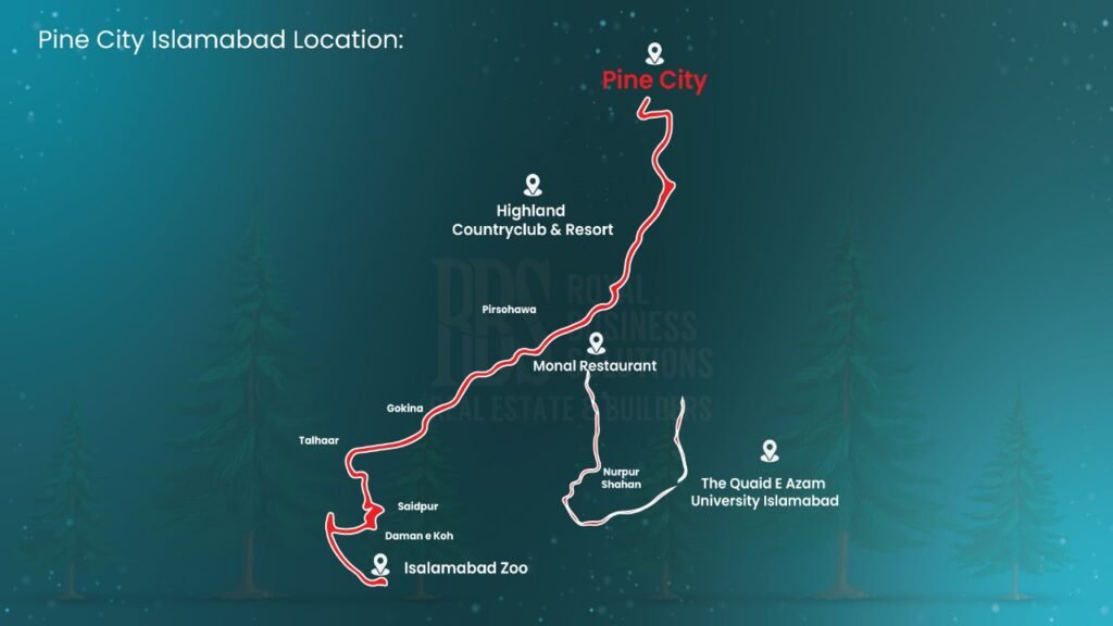 pine city route map