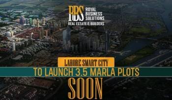 Lahore Smart City launch 3.5 Marla plots soon