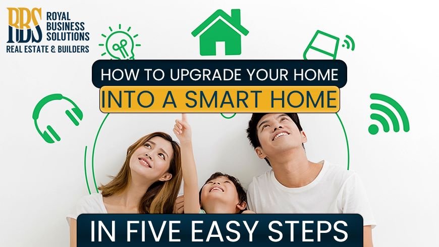 How to upgrade your home into a smart home in five easy steps