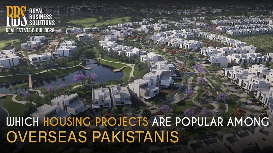 Which housing projects are popular among overseas Pakistanis