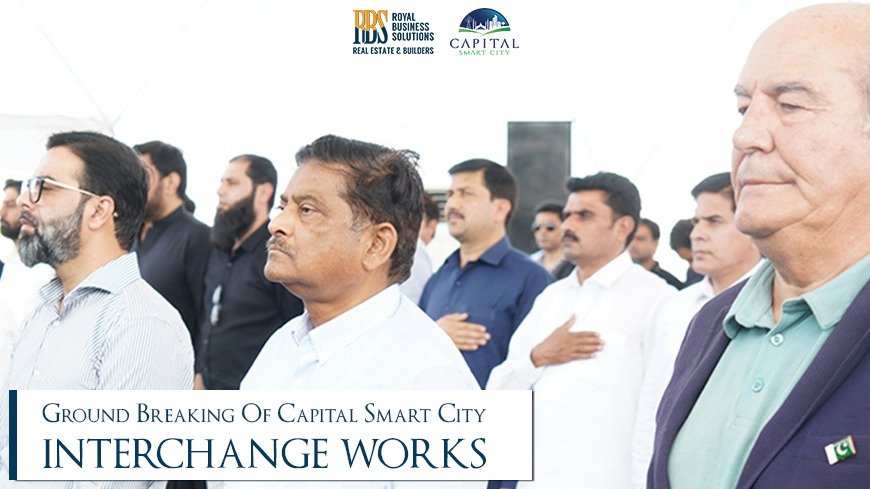 ground breaking ceremony of capital smart city interchange