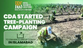CDA started a tree-planting campaign to enhance green cover in Islamabad