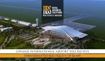 Gwadar International Airport will receive uninterrupted electricity of 12 MW