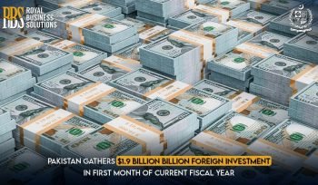 Pakistan Gathers $1.9 Billion Foreign Investment