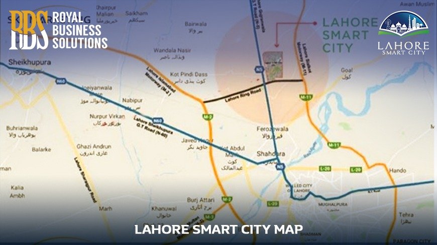 Lahore Smart City Map