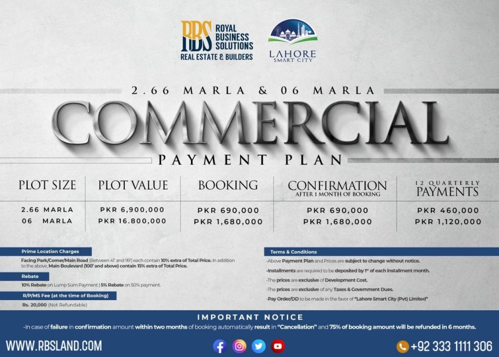 Commercial Payment Plan