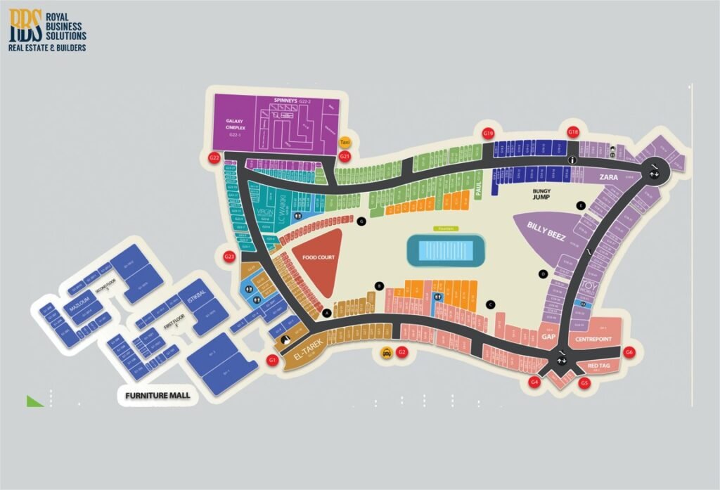 mall of arabia map