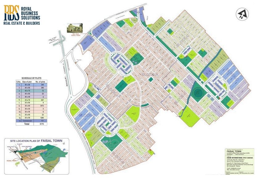 location of faisal town