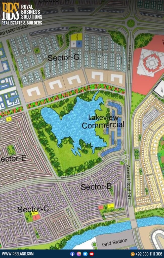 location of lake view commercials