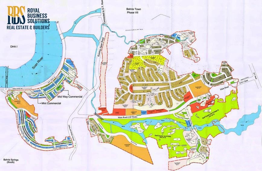 Master Plan of Bahria Garden City