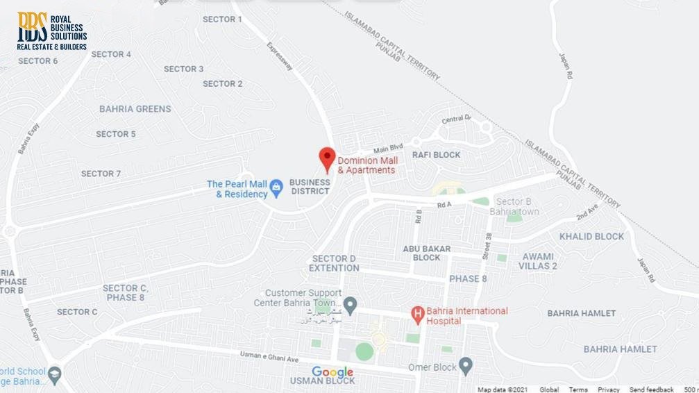 Dominion mall location map