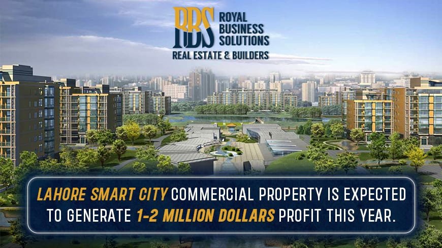 Lahore Smart City Commercial Property is expected to generate 1-2 million dollars profit this year