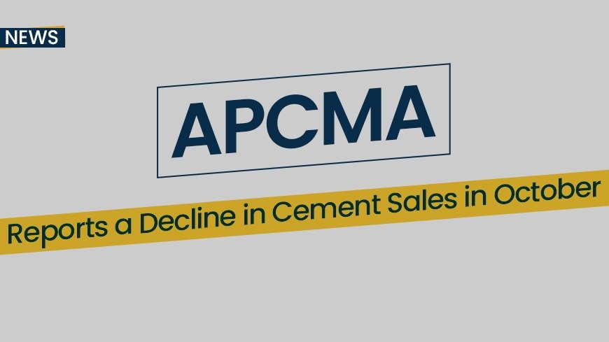Decline in cement sales, APCMA