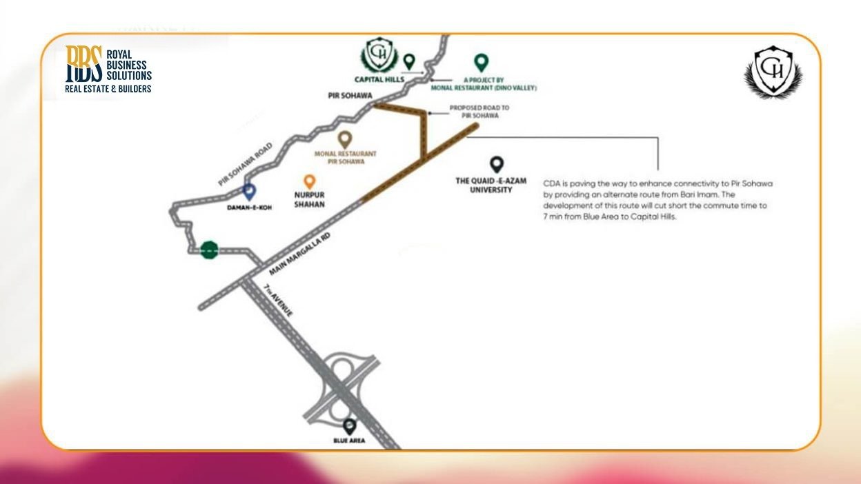 Capital Hills Map