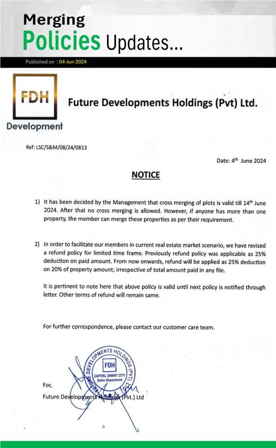 merging policies updates