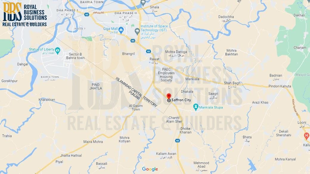 Saffron City Location