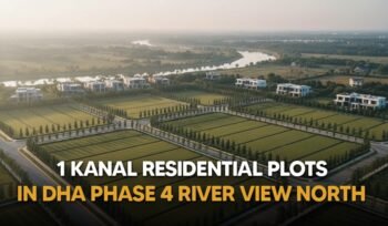 1 kanal residential plots in DHA Phase 4 river view north