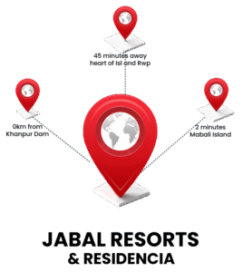 Jabal Resorts & Residencia Location Map