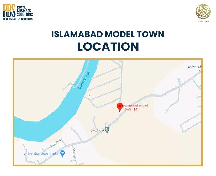 Islamabad Model Town Location Map