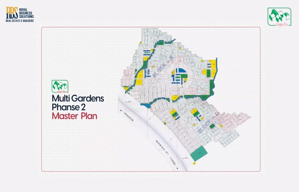 Master Plan of Multi Gardens Phase 2