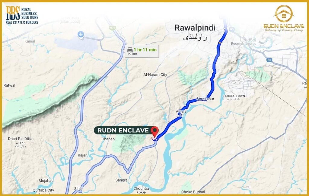 Location Map of Rudn Enclave