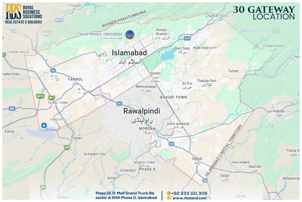 30 Gateway Location Map