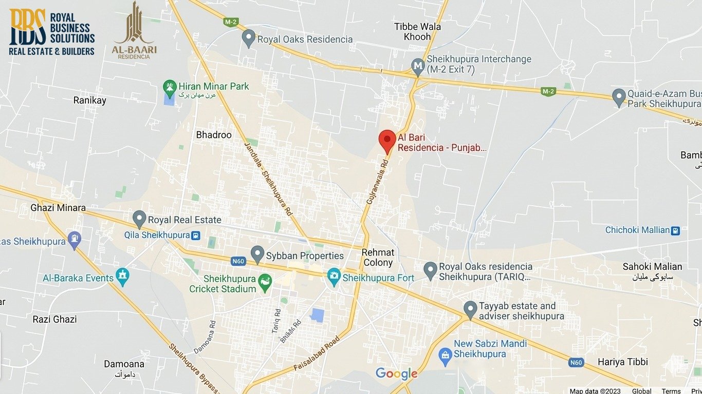 Al Baari Residencia Location Map