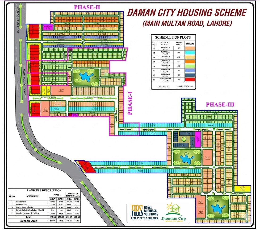 Damaan City Lahore Master Plan