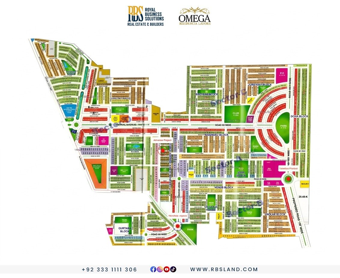 Master Plan of Omega Residencia