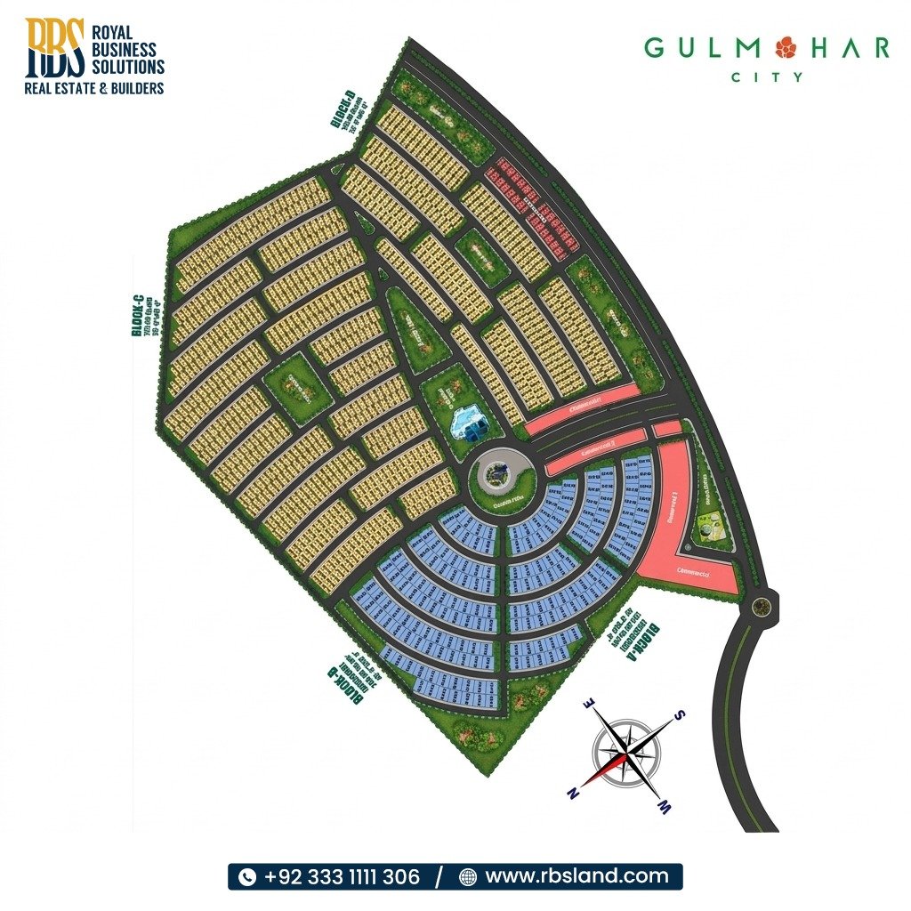 Master Plan of Gulmohar City Karachi