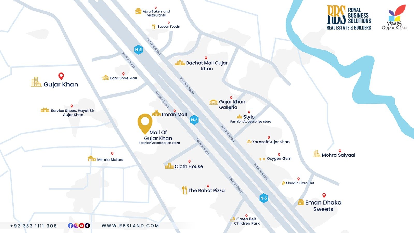 Mall of Gujar Khan Location