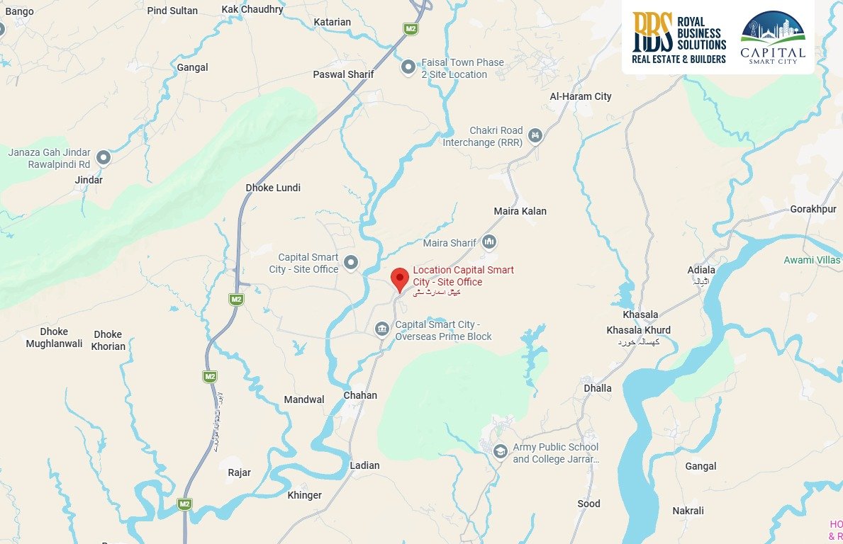 Capital Smart City Location Map