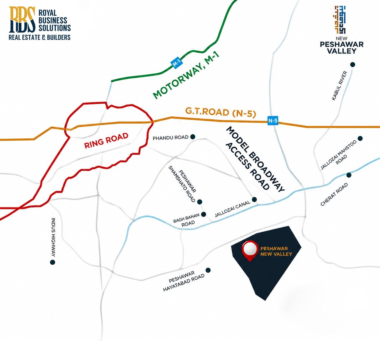 New Peshawar Valley Map