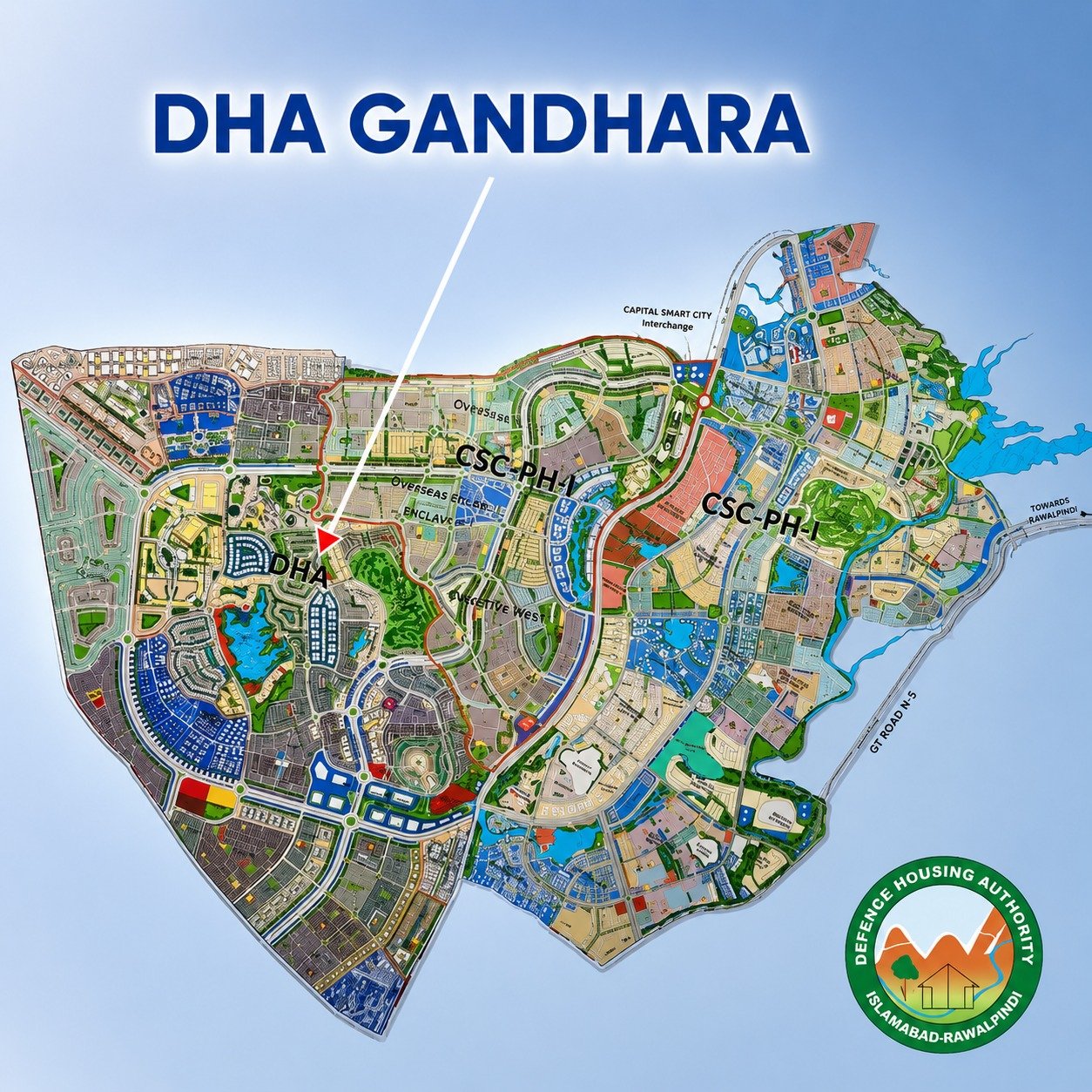 DHA Gandhara Master Plan
