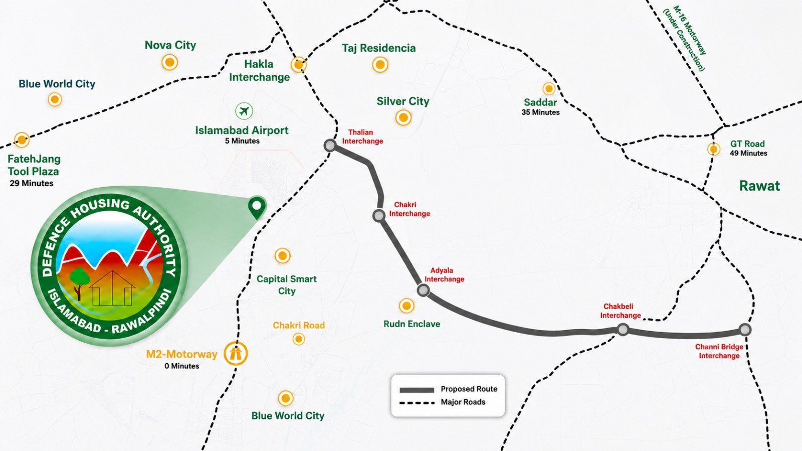 DHA Gandhara Location