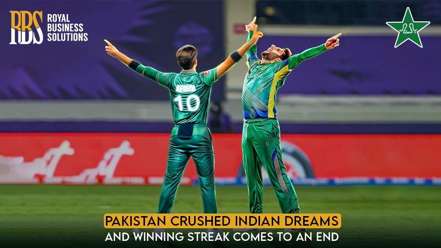 Pakistan Crushed Indian Dreams and Winning Streak Comes to an End