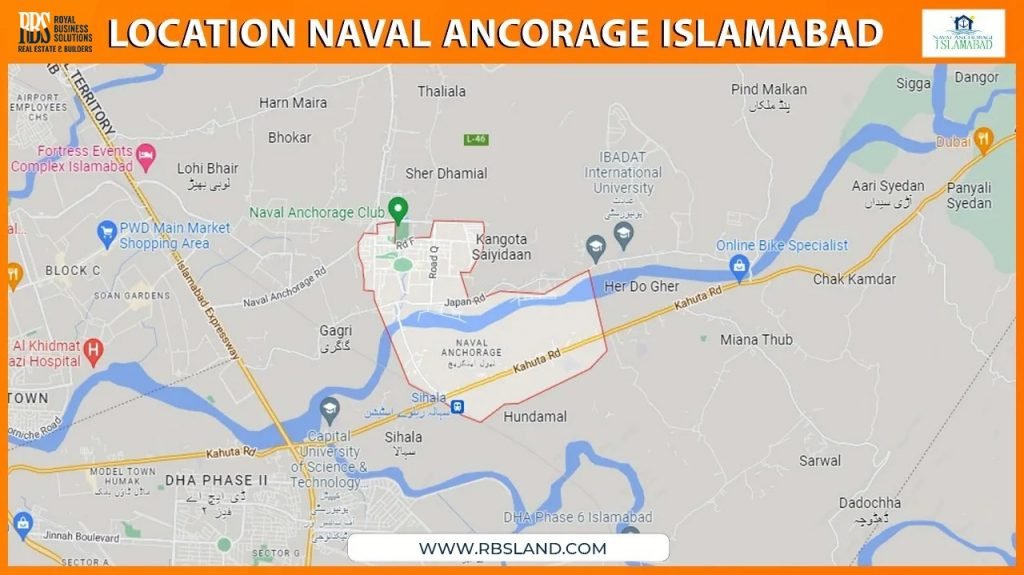 location naval anchorage islamabad