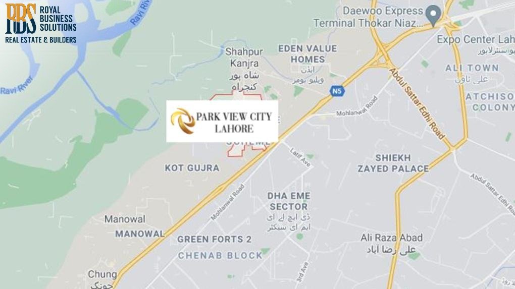 PVC Lahore Map