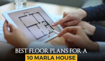 est Floor Plans for a 10 a Marla house