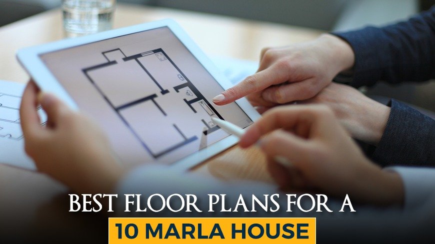 est Floor Plans for a 10 a Marla house