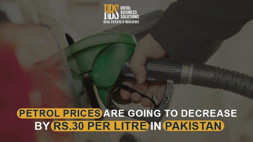 Petrol Prices are going to decrease by Rs.30 per litre in Pakistan