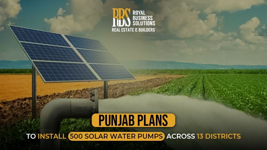 Punjab Plans to install 500 Solar water pumps across 13 districts