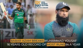 Babar Azam Breaks Muhammad Yousaf Record of Most Runs In a Year