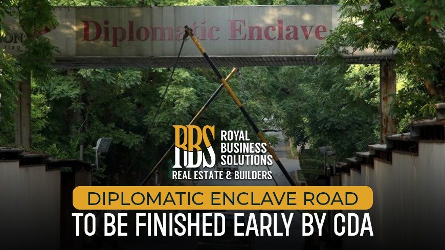Diplomatic Enclave Road to be finished early by CD